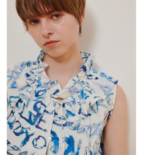 allureville「PONTOGLIOフリルカラーブラウス」|シャツ・ブラウス|