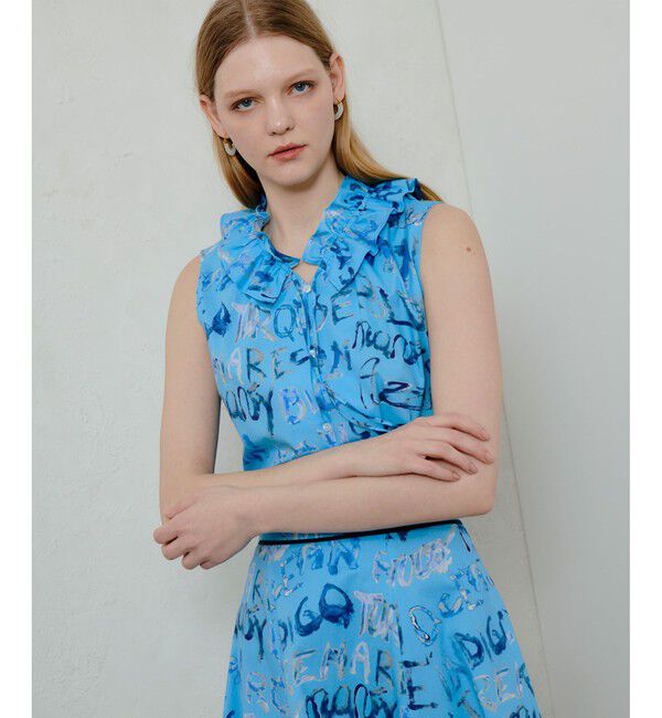 allureville「PONTOGLIOフリルカラーブラウス」|シャツ・ブラウス|