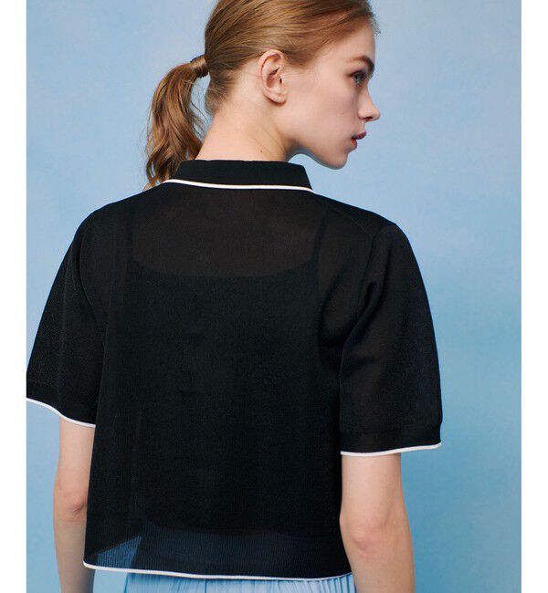 LOULOU WILLOUGHBY「【LOULOU WILLOUGHBY】シアーカノコポロ」|ニット・セーター|