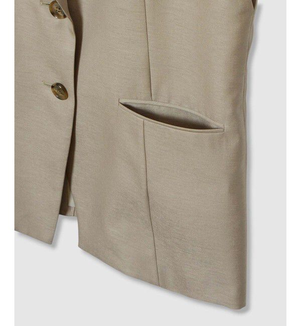 allureville「エアリービエラテーラードジレ」|ベスト・ジレ|