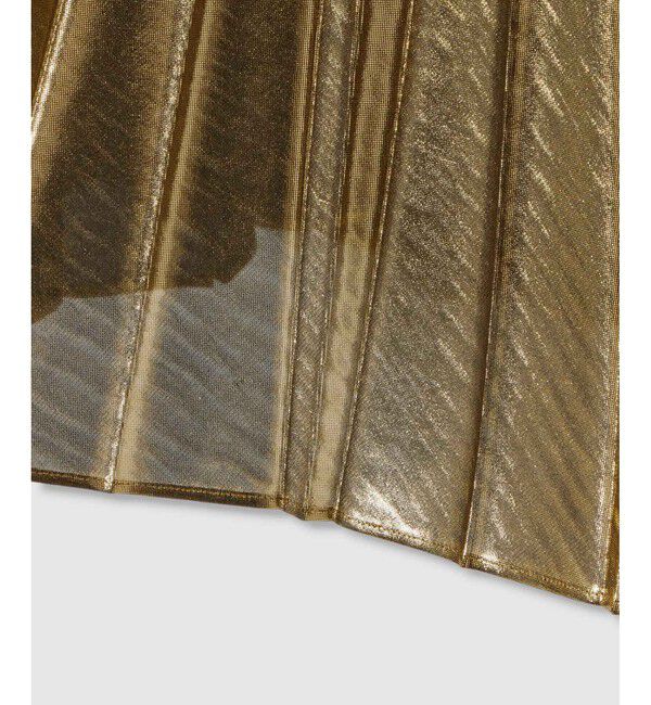 allureville「メタリック切替プリーツスカート」|スカート|