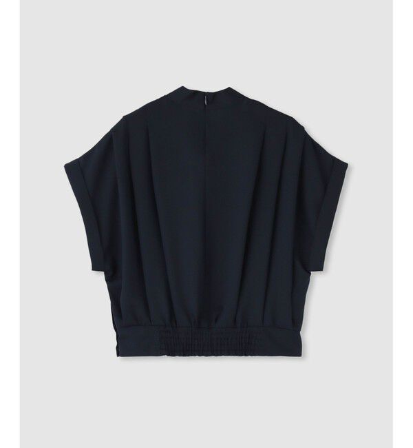 allureville「ボウタイタックフレンチスリーブブラウス」|シャツ・ブラウス|