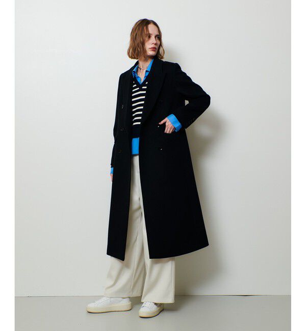 allureville「カシミヤ混ロングチェスターコート」|チェスターコート|