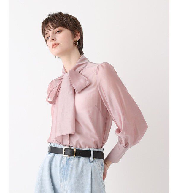 allureville「オーガンザボウブラウス」|シャツ・ブラウス|