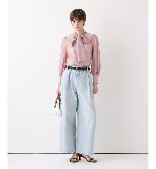 allureville「オーガンザボウブラウス」|シャツ・ブラウス|