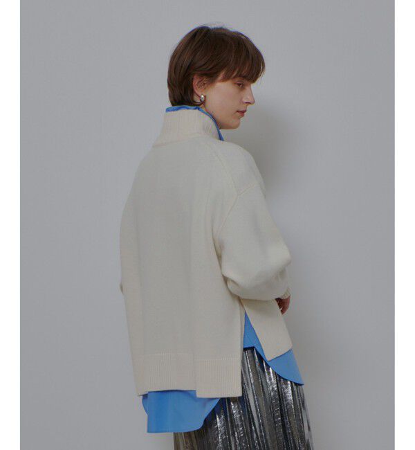 allureville「メリノウールオーバーサイズタートル」|ニット・セーター|