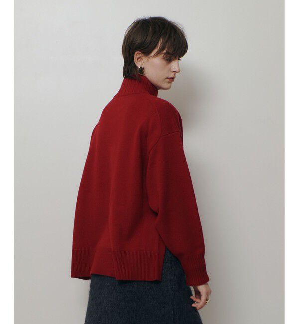 allureville「メリノウールオーバーサイズタートル」|ニット・セーター|