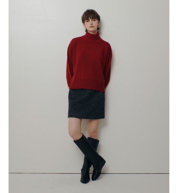 allureville「メリノウールオーバーサイズタートル」|ニット・セーター|