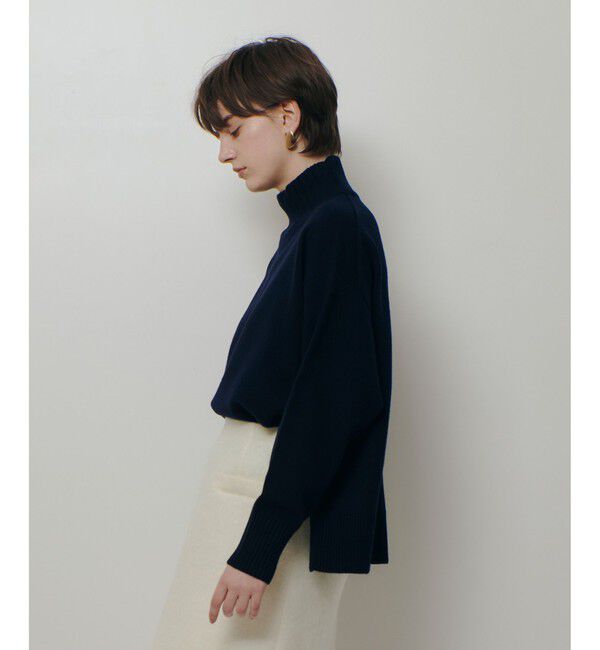 allureville「メリノウールオーバーサイズタートル」|ニット・セーター|