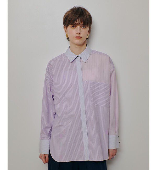 allureville「クレイジーストライプシャツ」|シャツ・ブラウス|