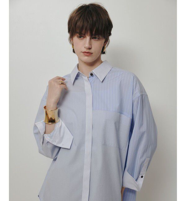 allureville「クレイジーストライプシャツ」|シャツ・ブラウス|