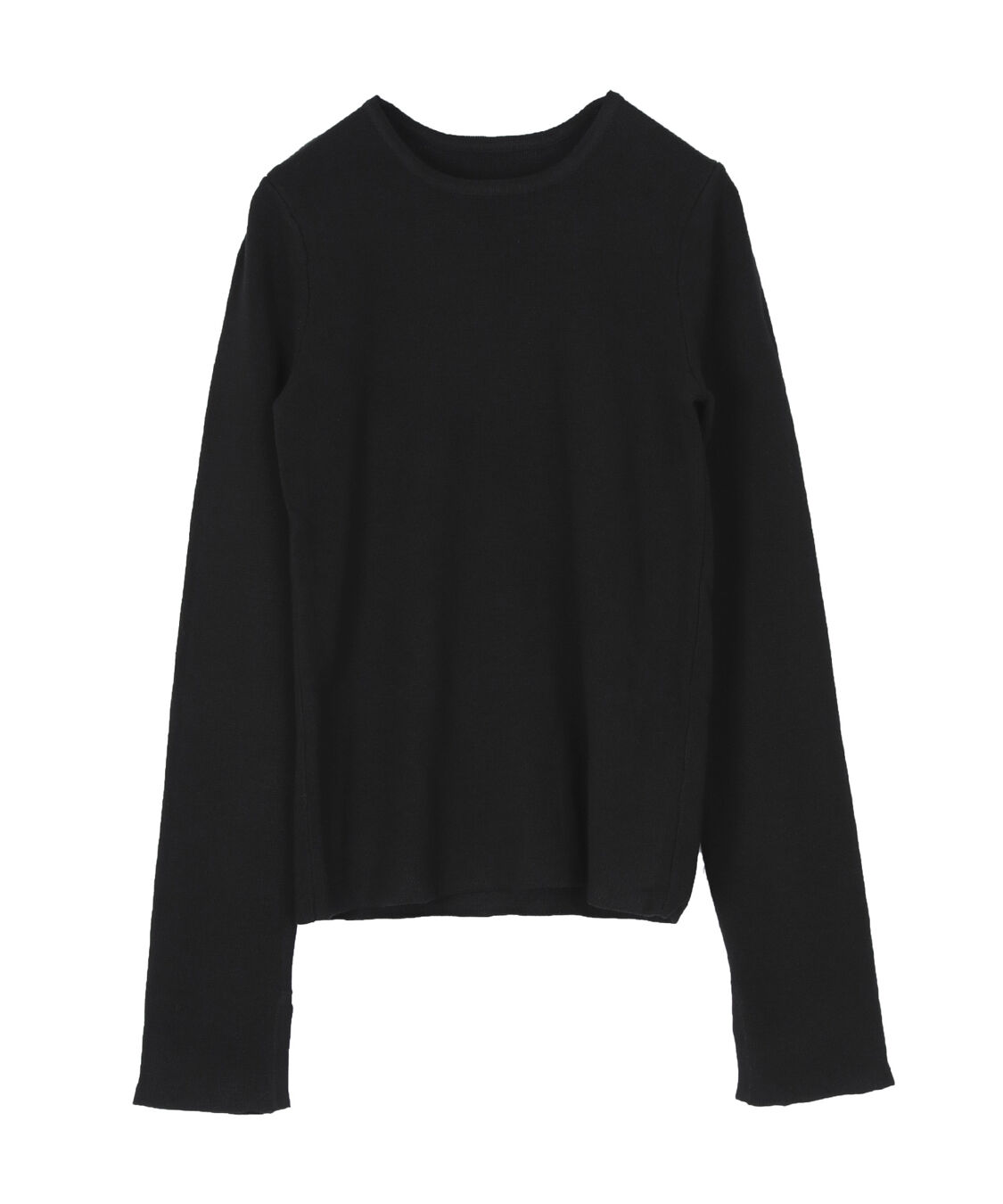 ur's「【小林有里さんコラボアイテム】袖スリットクルーネックニット」|ニット・セーター|