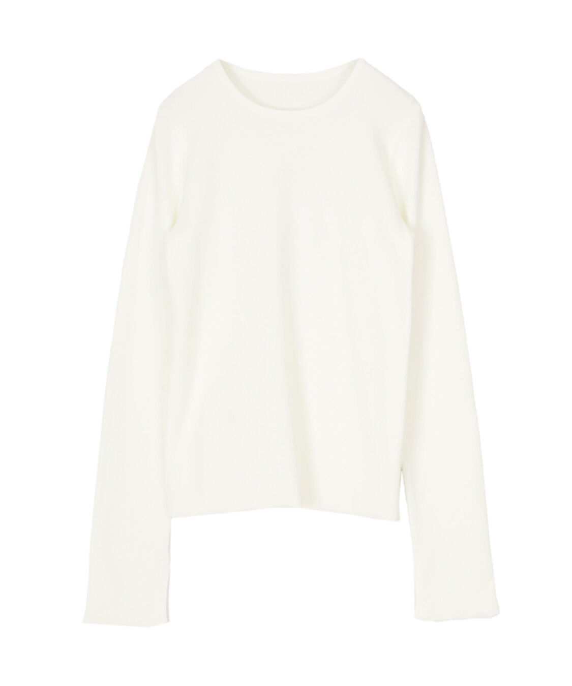 ur's「【小林有里さんコラボアイテム】袖スリットクルーネックニット」|ニット・セーター|