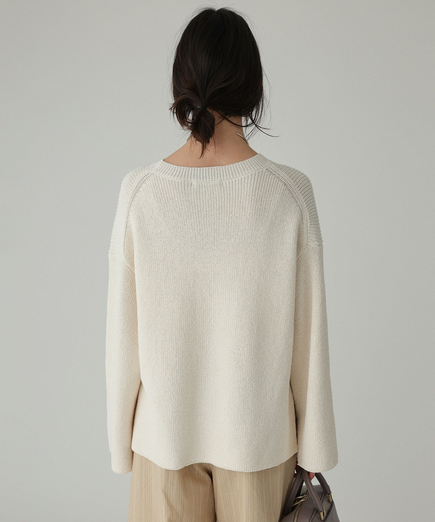 BABYLONE「カタアゼニットプルオーバー」|ニット・セーター|