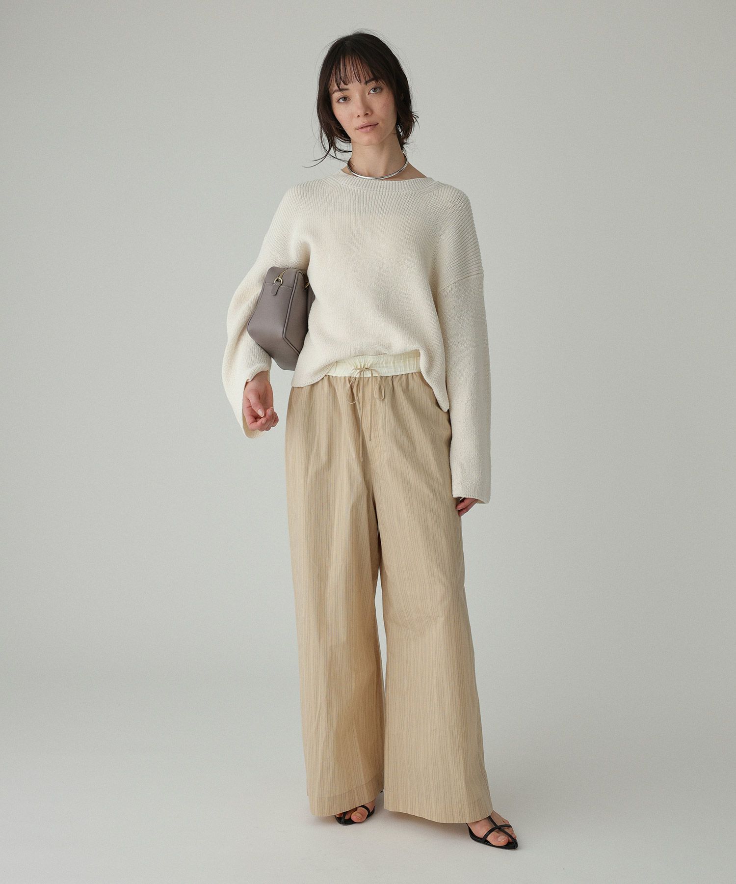 BABYLONE「カタアゼニットプルオーバー」|ニット・セーター|