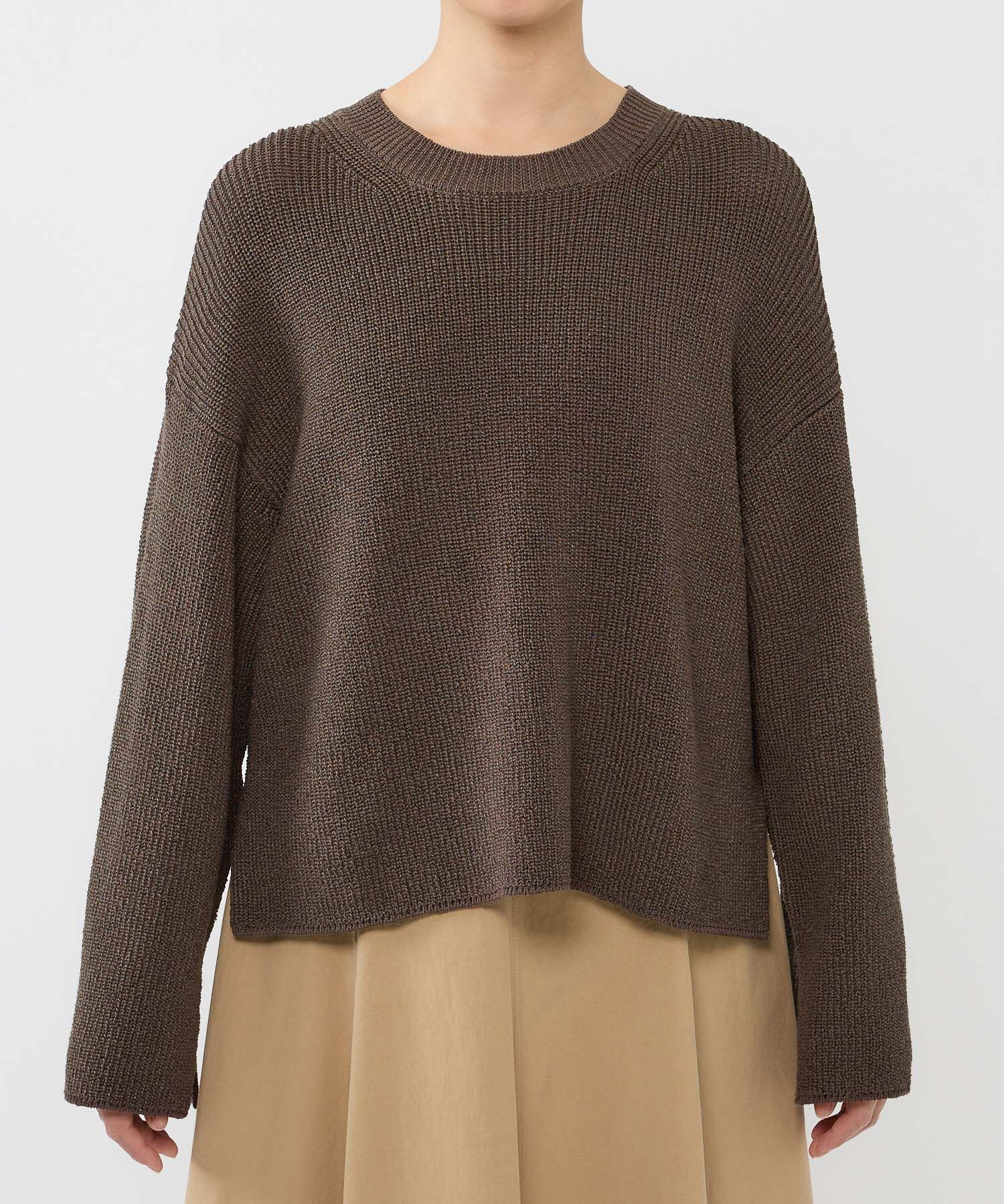 BABYLONE「カタアゼニットプルオーバー」|ニット・セーター|