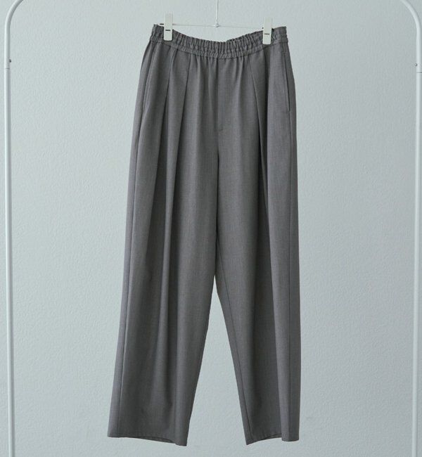  「【新色追加】ツータックウエストゴムストレッチパンツ」|その他|