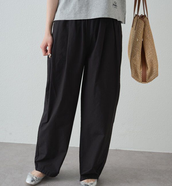  「【リニューアル/M・Lサイズあり】高密度コットン製品染めコクーンパンツ」|その他|