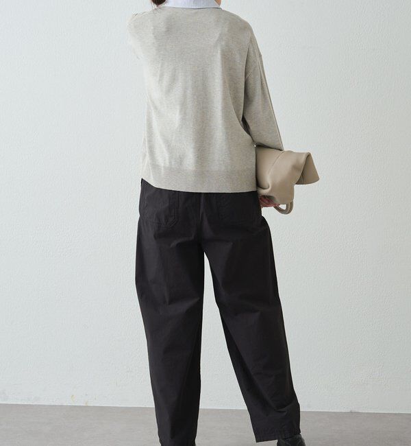  「【リニューアル/M・Lサイズあり】高密度コットン製品染めコクーンパンツ」|その他|