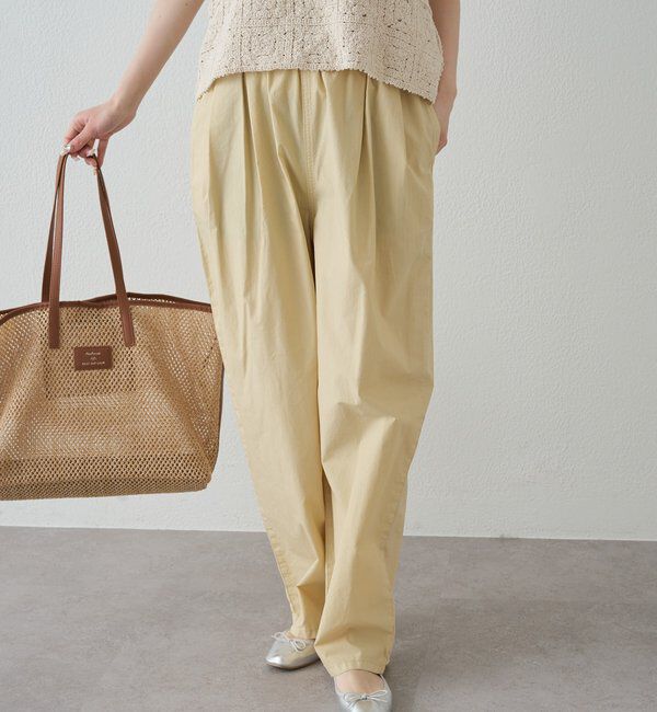  「【リニューアル/M・Lサイズあり】高密度コットン製品染めコクーンパンツ」|その他|