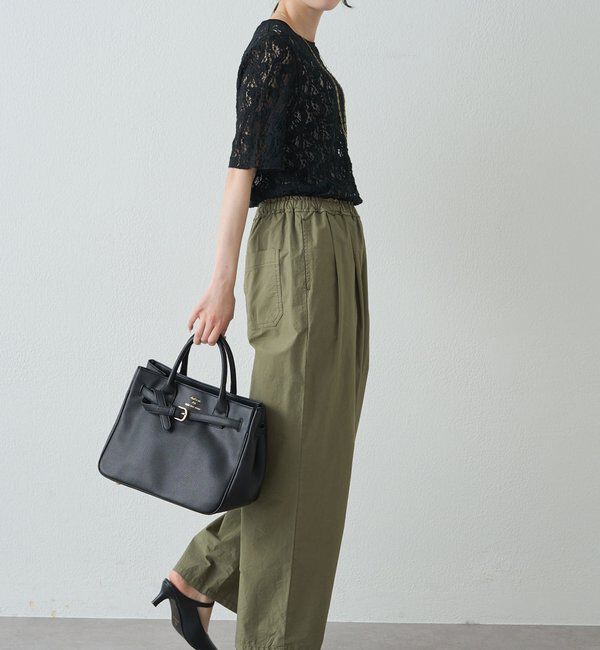  「【リニューアル/M・Lサイズあり】高密度コットン製品染めコクーンパンツ」|その他|