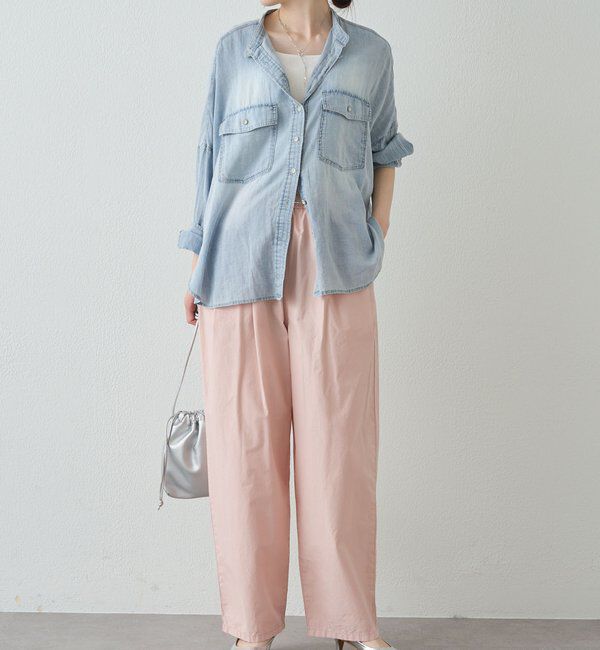  「【リニューアル/M・Lサイズあり】高密度コットン製品染めコクーンパンツ」|その他|