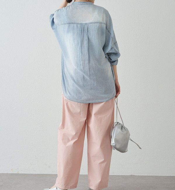  「【リニューアル/M・Lサイズあり】高密度コットン製品染めコクーンパンツ」|その他|