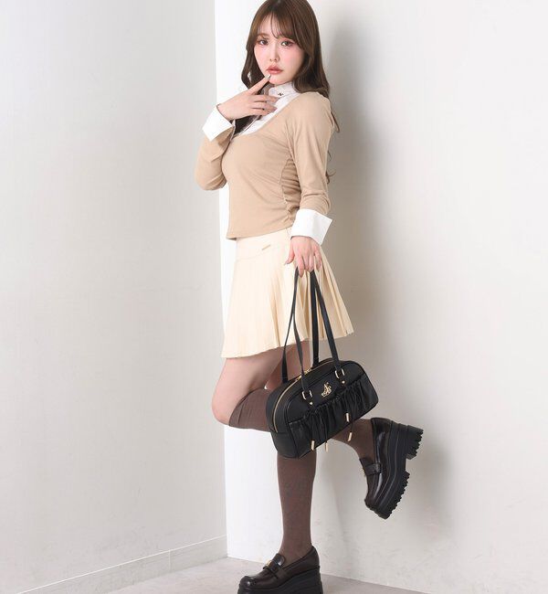  「【SMサイズ展開あり】細プリーツミニスカート/WEB限定リバイバル」|スカート|