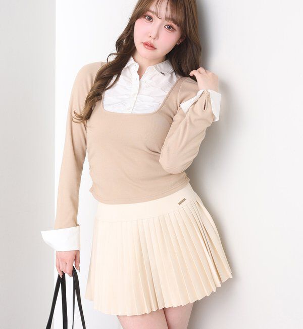  「【SMサイズ展開あり】細プリーツミニスカート/WEB限定リバイバル」|スカート|