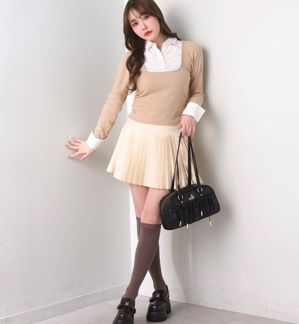  「【SMサイズ展開あり】細プリーツミニスカート/WEB限定リバイバル」|スカート|