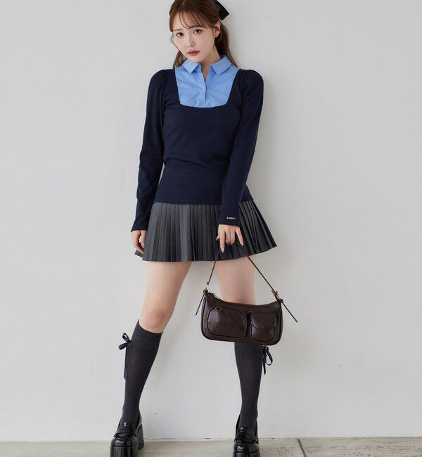  「【SMサイズ展開あり】細プリーツミニスカート/WEB限定リバイバル」|スカート|