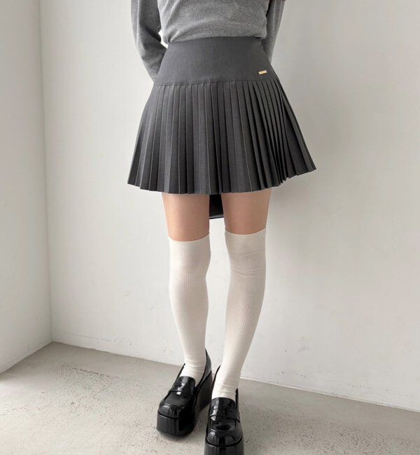  「【SMサイズ展開あり】細プリーツミニスカート/WEB限定リバイバル」|スカート|