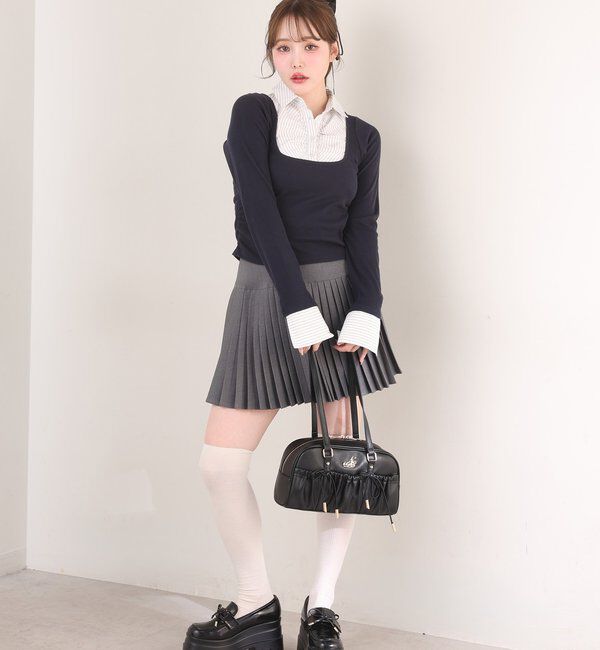  「【SMサイズ展開あり】細プリーツミニスカート/WEB限定リバイバル」|スカート|