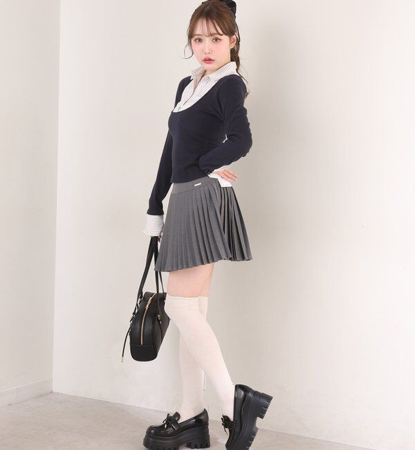  「【SMサイズ展開あり】細プリーツミニスカート/WEB限定リバイバル」|スカート|