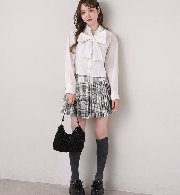  「【SMサイズ展開あり】細プリーツミニスカート/WEB限定リバイバル」|スカート|