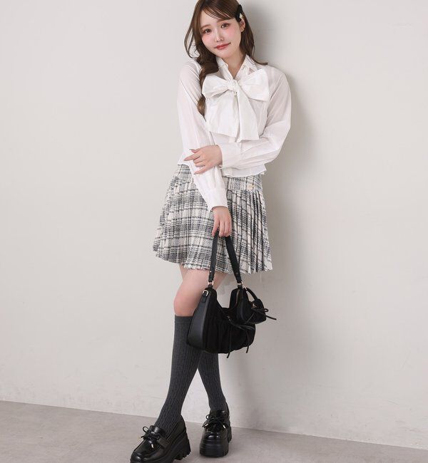  「【SMサイズ展開あり】細プリーツミニスカート/WEB限定リバイバル」|スカート|