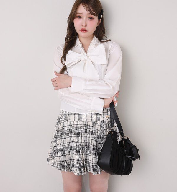  「【SMサイズ展開あり】細プリーツミニスカート/WEB限定リバイバル」|スカート|