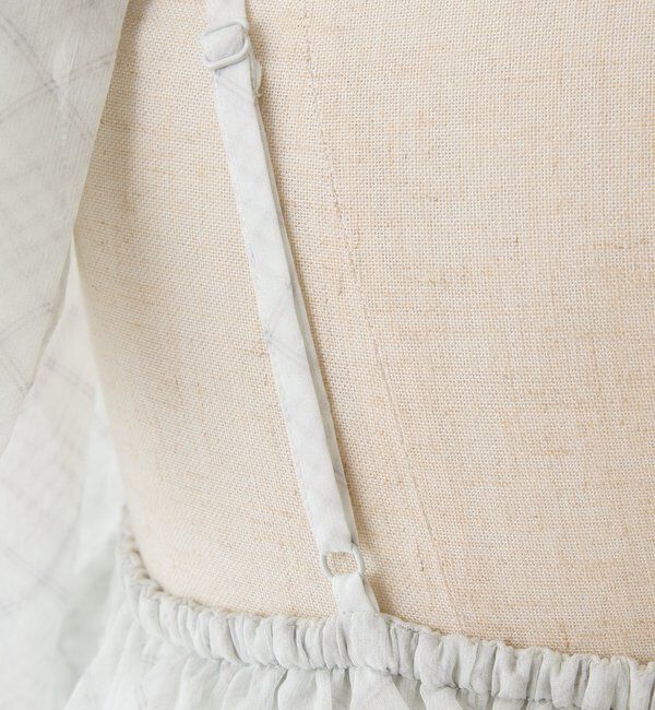  「【SMサイズ展開あり】肩リボンシャーリングワンピース」|ワンピース|