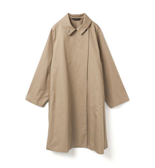 mizuiro ind「mizuiro ind トレンチライクコート」|トレンチコート|ベージュ