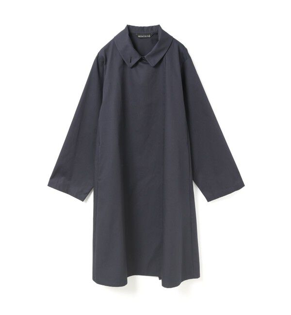 mizuiro ind「mizuiro ind トレンチライクコート」|トレンチコート|ネイビー
