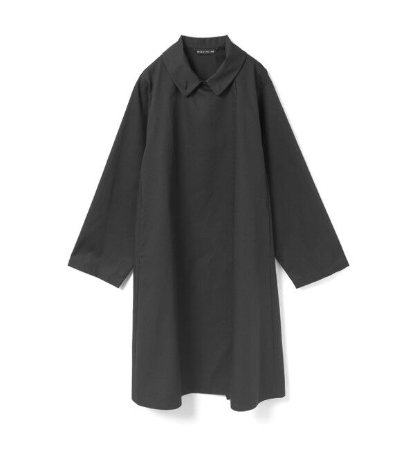 mizuiro ind「mizuiro ind トレンチライクコート」|トレンチコート|ブラック