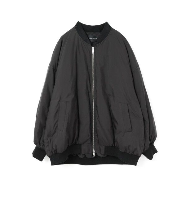 mizuiro ind「mizuiro ind ワイドジップダウンブルゾン」|ダウン|