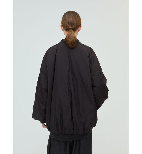 mizuiro ind「mizuiro ind ワイドジップダウンブルゾン」|ダウン|