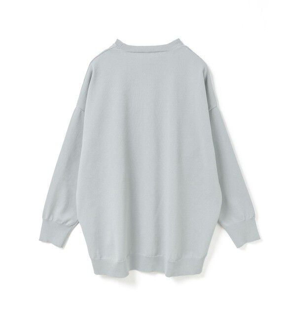 mizuiro ind「mizuiro ind クルーネックワイドプルオーバー」|ニット・セーター|