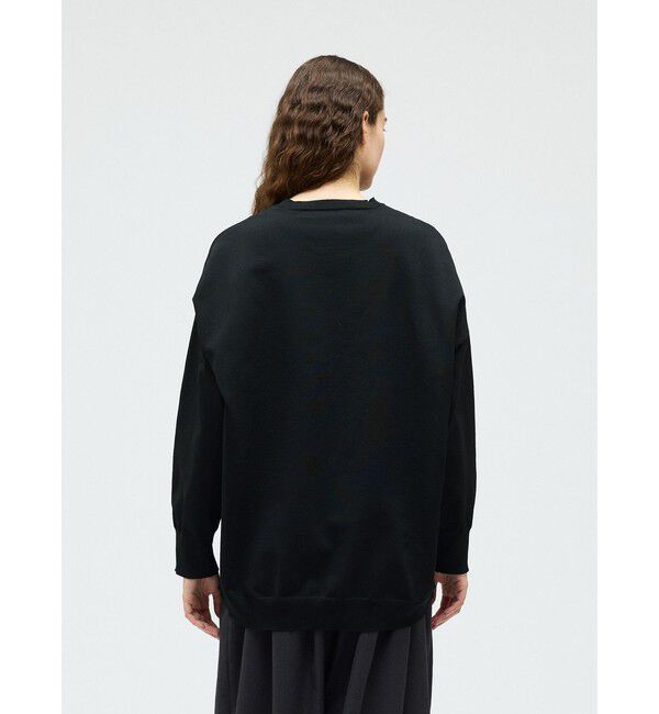 mizuiro ind「mizuiro ind クルーネックワイドプルオーバー」|ニット・セーター|