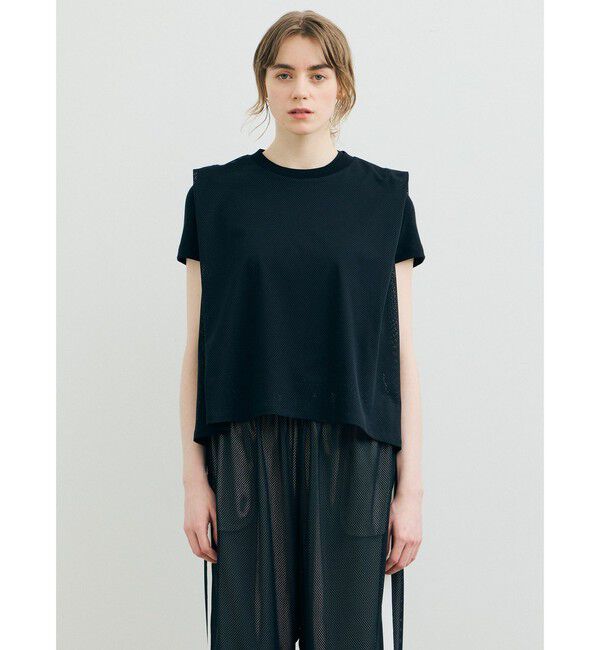 MARMARMAR「MARMARMAR メッシュノースリーブTシャツ」|Tシャツ・カットソー|