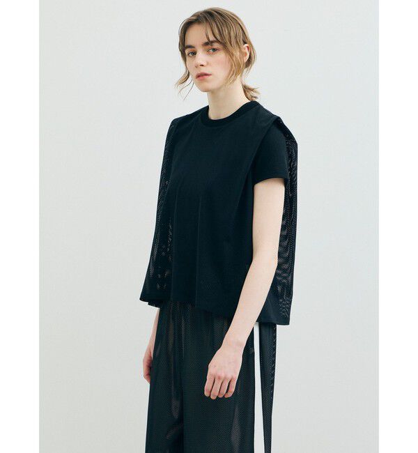 MARMARMAR「MARMARMAR メッシュノースリーブTシャツ」|Tシャツ・カットソー|