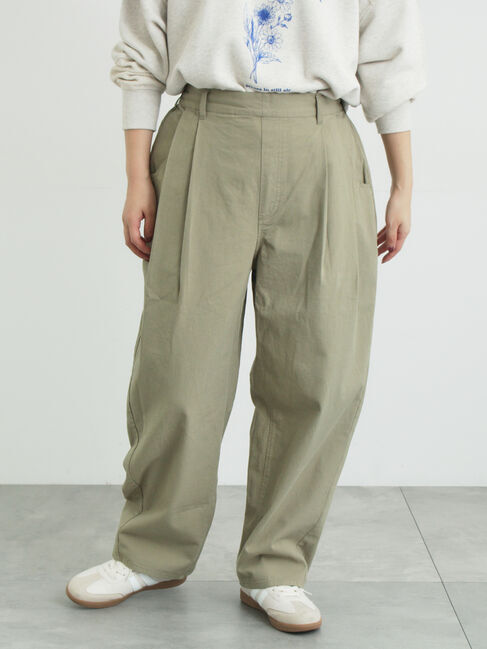 Samansa Mos2「ツータックカーブパンツ」|その他|