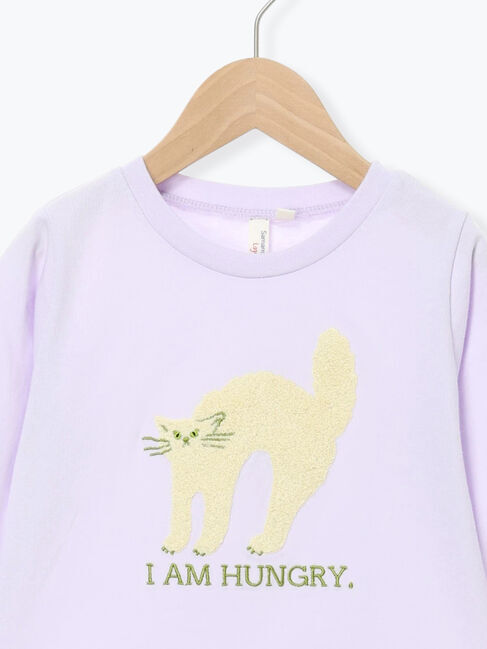 Samansa Mos2 Lagom「ネコさがら刺繍ロンT」|Tシャツ・カットソー|