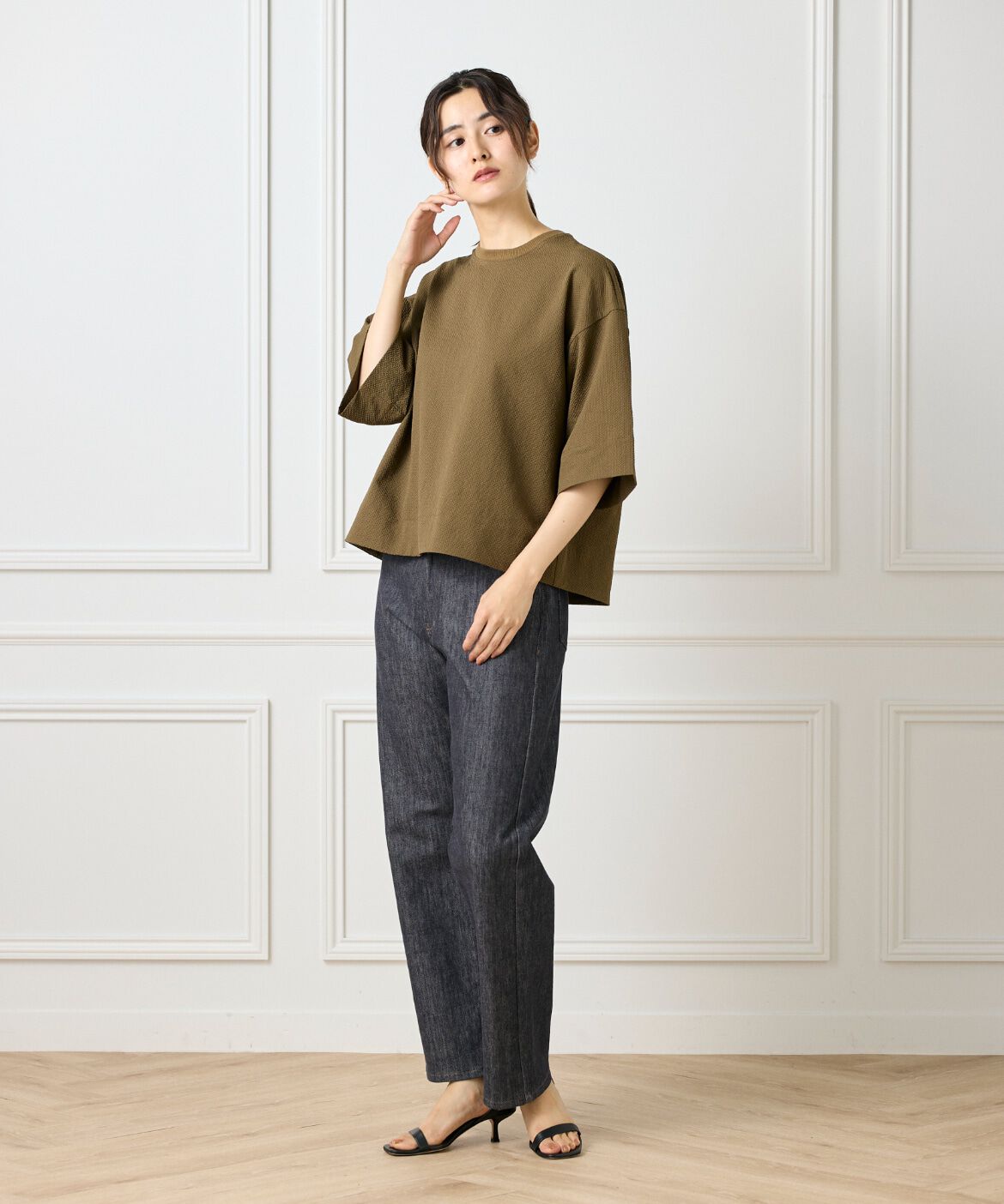 DAY by DAY it&rsquo;s international「バックタックＴブラウス《グランサッカー》」|シャツ・ブラウス|